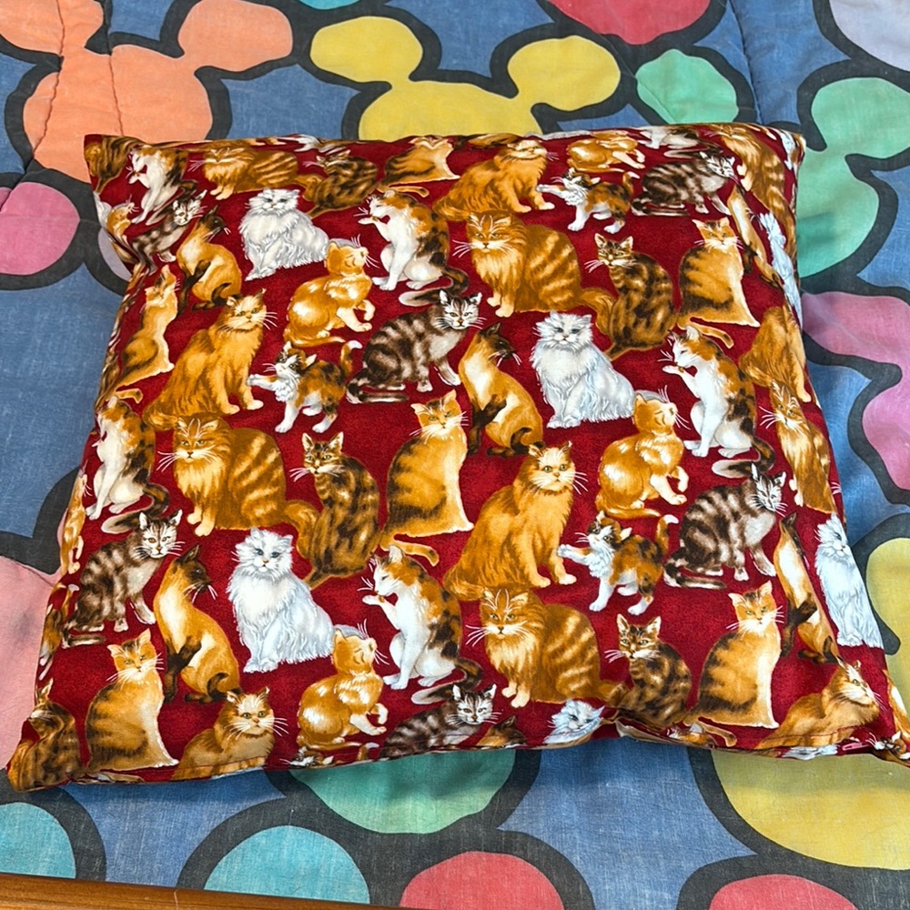 Cat pillow for a Bed or couch